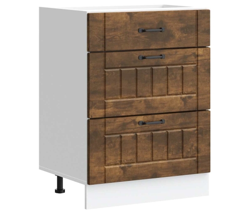 Virtuves Apakšējai Skapītis, Lucca, Ozolkoka Krāsa Vidaxl