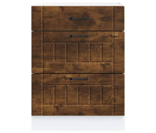 Virtuves Apakšējai Skapītis, Lucca, Ozolkoka Krāsa Vidaxl