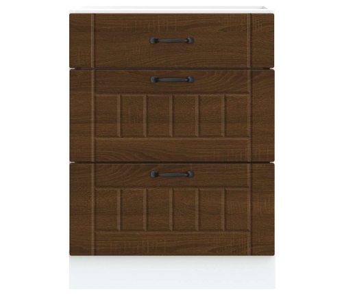 Virtuves Apakšējai Skapītis, Lucca, Ozolkoka Krāsa Vidaxl