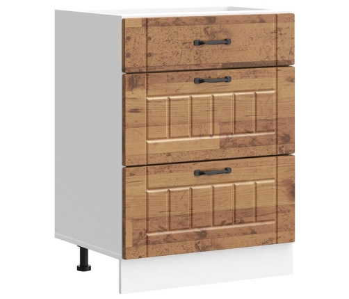 Virtuves Apakšējai Skapītis, Lucca, Veca Koka Vidaxl