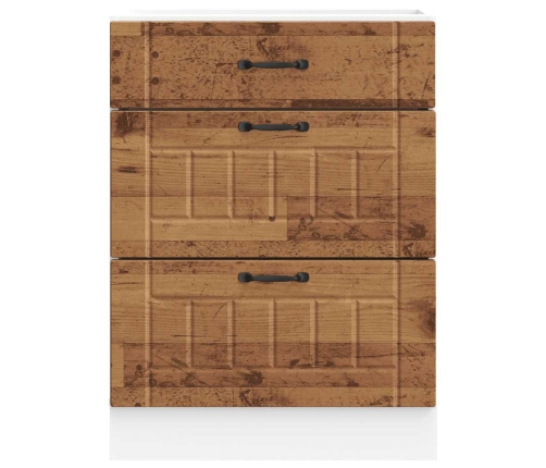 Virtuves Apakšējai Skapītis, Lucca, Veca Koka Vidaxl