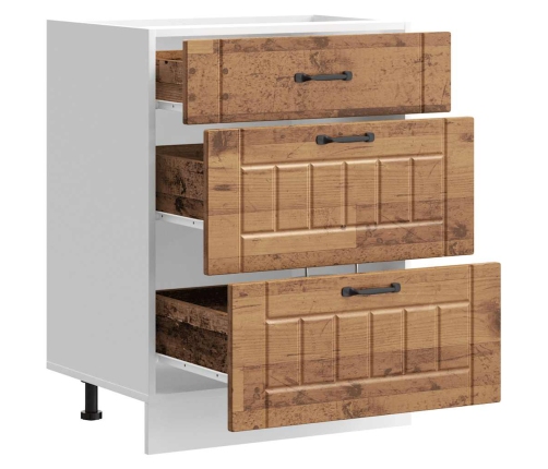 Virtuves Apakšējai Skapītis, Lucca, Veca Koka Vidaxl