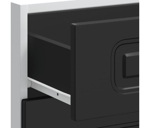 Virtuves Apakšējai Skapītis, Kalmar, Melns, Inženierijas Koks Vidaxl