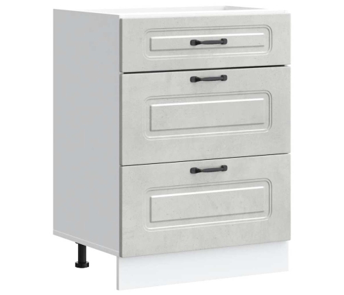 Virtuves Apakšējai Skapītis, Kalmar, Betona Pelēks Vidaxl