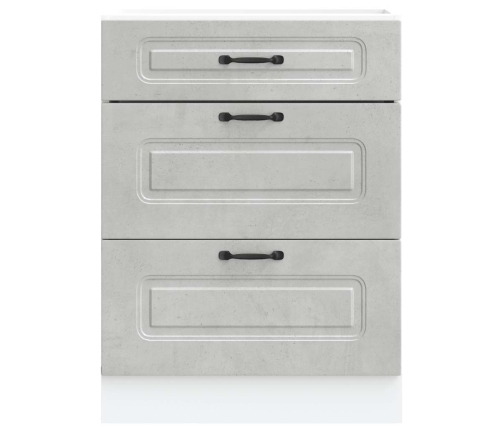 Virtuves Apakšējai Skapītis, Kalmar, Betona Pelēks Vidaxl