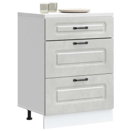 Virtuves Apakšējai Skapītis, Kalmar, Betona Pelēks Vidaxl