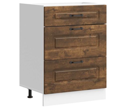 Virtuves Apakšējai Skapītis, Kalmar, Ozola Krāsa Vidaxl