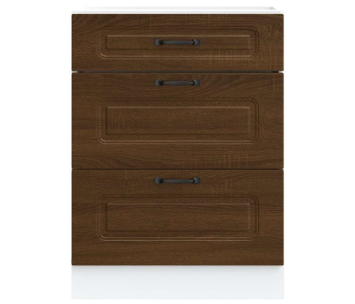 Virtuves Apakšējai Skapītis, Kalmar, Brūna Ozola Vidaxl