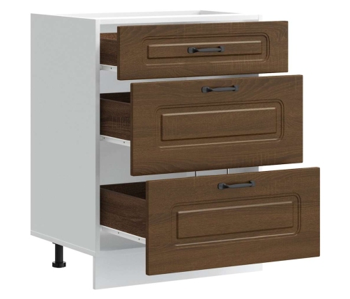 Virtuves Apakšējai Skapītis, Kalmar, Brūna Ozola Vidaxl