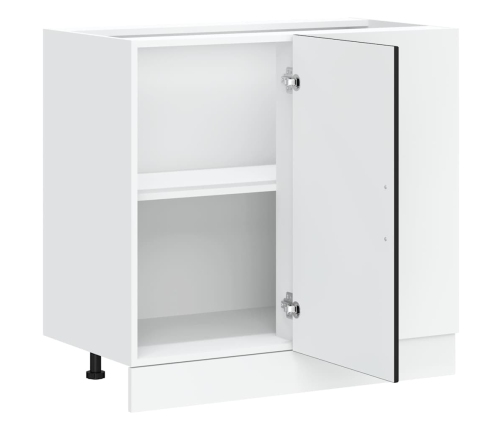 Virtuves Apakšējai Skapītis, Kalmar, Melns, Inženierijas Koks Vidaxl