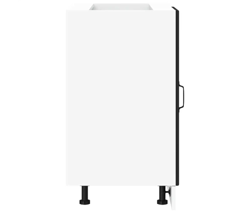 Virtuves Apakšējai Skapītis, Kalmar, Melns, Inženierijas Koks Vidaxl