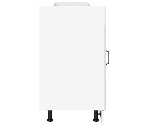 vidaXL virtuves apakšējai skapītis, Kalmar, spīdīgi balta