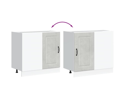 vidaXL virtuves apakšējai skapītis, Kalmar, betona pelēks