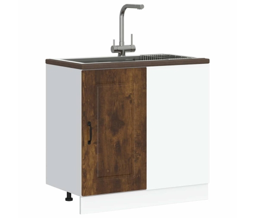 vidaXL virtuves apakšējai skapītis, Kalmar, ozola krāsa