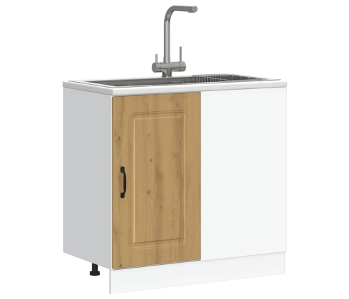 Virtuves Apakšējai Skapītis, Kalmar, Koka Karas Vidaxl