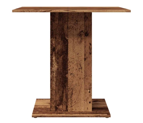 Virtuves Galds, 80X80X75 Cm, Skaidu Plāksne, Veca Koka Vidaxl