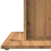vidaXL virtuves galds, koka krāsa, 80x80x75 cm, inženierijas koks