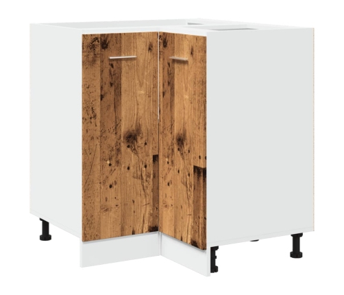 vidaXL virtuves skapītis veca koka 75,5x75,5x81,5 cm inženierijas koks