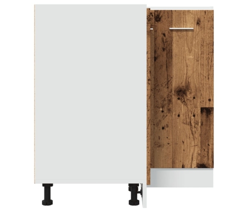 vidaXL virtuves skapītis veca koka 75,5x75,5x81,5 cm inženierijas koks