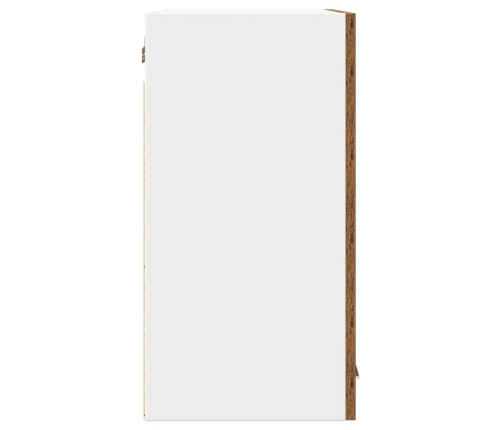 Virtuves Sienas Skapis Ar Stikla Durvīm Veca Koka 60X31X60 Cm Vidaxl