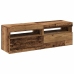 2-Daļīgs Televizora Skapja Komplekts Ar Led Gaismām Old Wood Vidaxl