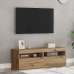 2-Daļīgs Televizora Skapja Komplekts Ar Led Gaismām Artisan Oak Vidaxl
