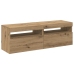 2-Daļīgs Televizora Skapja Komplekts Ar Led Gaismām Artisan Oak Vidaxl