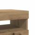 2-Daļīgs Televizora Skapja Komplekts Ar Led Gaismām Artisan Oak Vidaxl