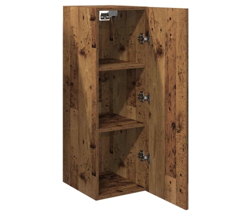2-Daļīgs Televizora Skapja Komplekts Vecs Koks 30,5X30X90 Cm Vidaxl