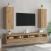 2 Daļu Tv Skapja Komplekts Artisan Ozols 30,5X30X90 Cm Vidaxl