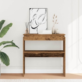 Konsoles Galdiņš, Veca Koka, 80X30X80 Cm, Inženierijas Koks Vidaxl