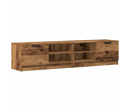 2-Daļīgs Tv Skapja Komplekts Vecs Koks 80X35X36,5 Cm Vidaxl