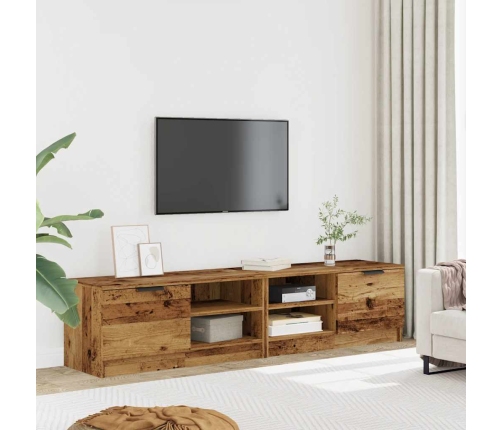 2-Daļīgs Tv Skapja Komplekts Vecs Koks 80X35X36,5 Cm Vidaxl