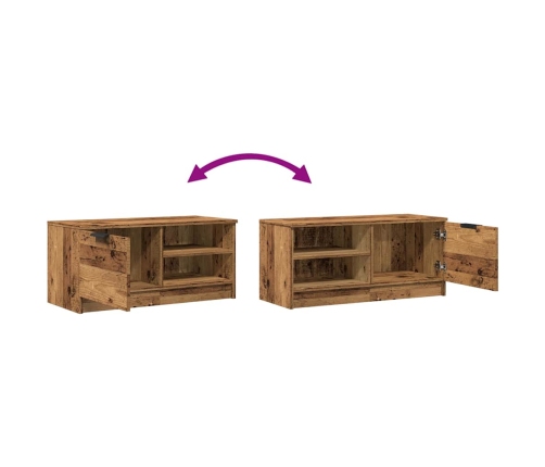 2-Daļīgs Tv Skapja Komplekts Vecs Koks 80X35X36,5 Cm Vidaxl