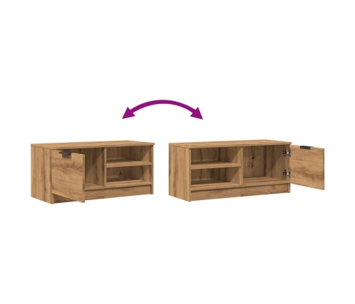2 Daļu Tv Skapja Komplekts Artisan Oak 80X35X36,5 Cm Vidaxl