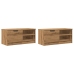 2 Daļu Tv Skapja Komplekts Artisan Oak 80X35X36,5 Cm Vidaxl