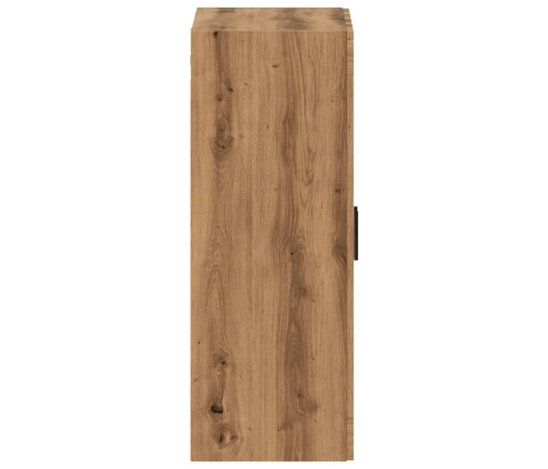 vidaXL sienas skapīši, koka krāsa, 69,5x34x90 cm