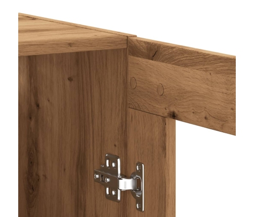 vidaXL sienas skapīši, koka krāsa, 69,5x34x90 cm