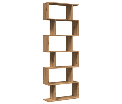 vidaXL telpas sadalītājs, grāmatu plaukts, 6 līmeņi, 70x24x193 cm