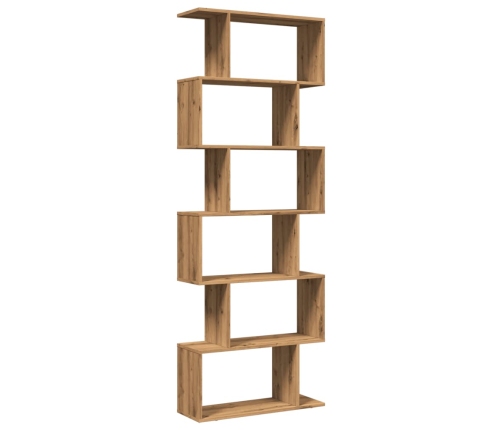 vidaXL telpas sadalītājs, grāmatu plaukts, 6 līmeņi, 70x24x193 cm