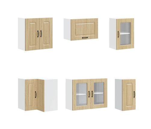 11-Daļīgs Virtuves Skapītis Komplekts, Kalmar, Ozolkoka Vidaxl