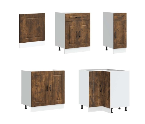 11-Daļīgs Virtuves Skapītis Komplekts, Kalmar, Ozola Krāsa Vidaxl