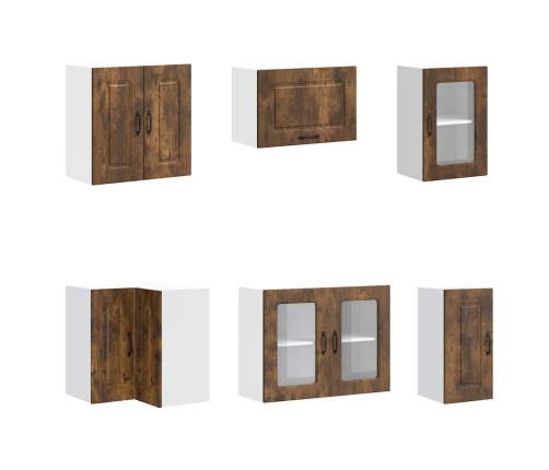 11-Daļīgs Virtuves Skapītis Komplekts, Kalmar, Ozola Krāsa Vidaxl