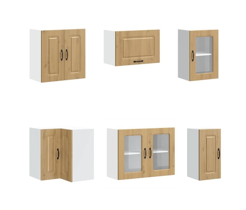 11-Daļīgs Virtuves Skapītis Komplekts, Kalmar, Koka Karas Vidaxl