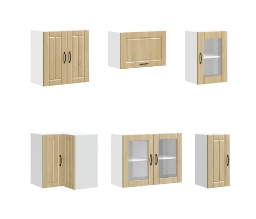 11-Daļīgs Virtuves Skapītis Komplekts, Lucca, Ozolkoka Vidaxl