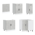 11-Daļīgs Virtuves Skapītis Komplekts, Lucca, Betona Pelēks Vidaxl