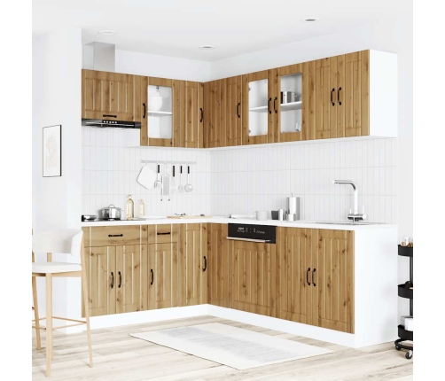 11-Daļīgs Virtuves Skapītis Komplekts, Lucca, Koka Karas Vidaxl