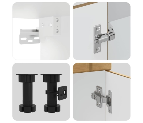 11-Daļīgs Virtuves Skapītis Komplekts, Lucca, Koka Karas Vidaxl