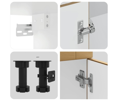 11-Daļīgs Virtuves Skapītis Komplekts, Porto, Koka Karas Vidaxl