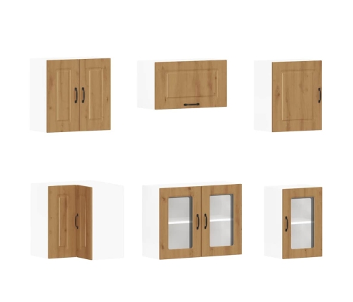 11-Daļīgs Virtuves Skapītis Komplekts, Kalmar, Koka Karas Vidaxl